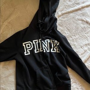 Victoria secret pink sweater zip hoodie